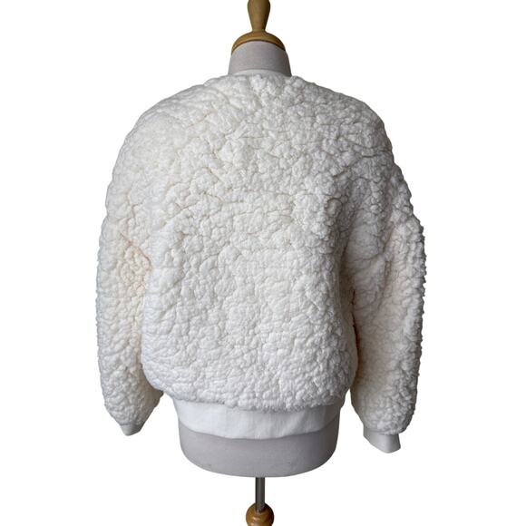 GOLDBERGH Deer Teddy Oversized Sweatshirt Faux Fur Medium - Picture 3 of 11